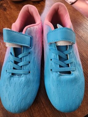Kids Blue and Pink Youth CLEATS